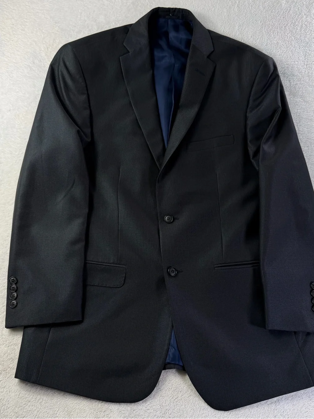 Louis Philippe Ultra Fit 2-Piece Suit 40R 34x32 Black